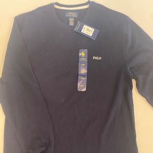 Polo Ralph Lauren men’s waffle crew neck NWT Size Lg
